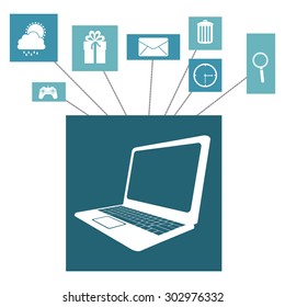 Technology digital design, vector illustration eps 10