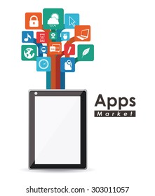 Technology digital design, vector illustration eps 10