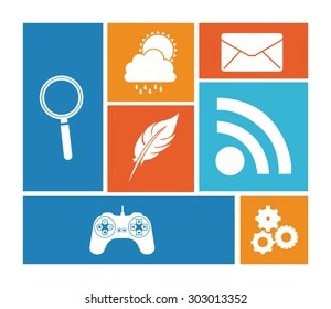 Technology digital design, vector illustration eps 10