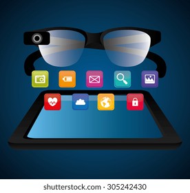 Technology  digital design, vector illustration eps 10.