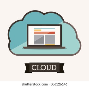 Technology digital design, vector illustration eps 10