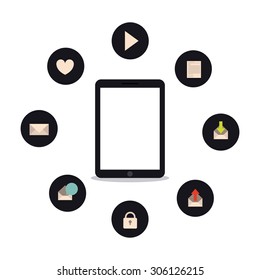 Technology digital design, vector illustration eps 10