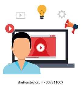 Technology digital design, vector illustration eps 10.