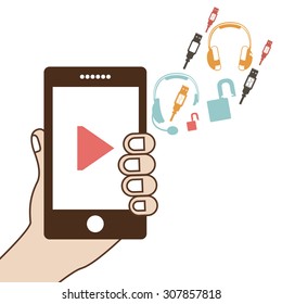 Technology digital design, vector illustration eps 10