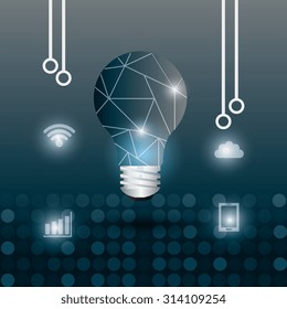 Technology digital design, vector illustration eps 10.