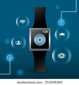 Technology digital design, vector illustration eps 10.