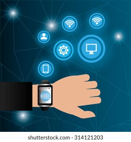 Technology digital design, vector illustration eps 10.