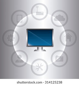 Technology digital design, vector illustration eps 10.