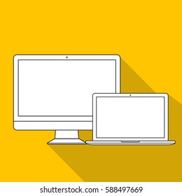 Technology Digital Device Icon Vector Graphic