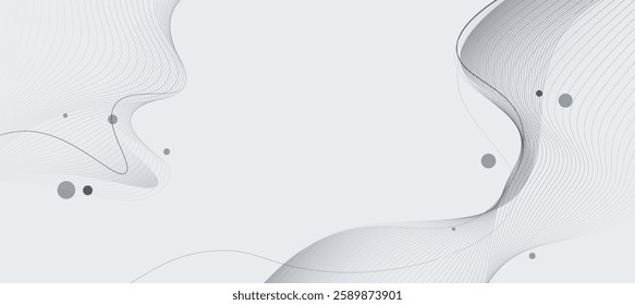 Technology digital flow background, modern tech banner, corporate business concept, hi-tech abstract background  for presentation business or tech event poster EPS 10