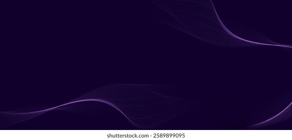 Technology digital flow background, modern tech banner, corporate business concept, hi-tech abstract background  for presentation business or tech event poster EPS 10