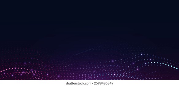 Technology digital flow background, modern tech banner, corporate business concept, hi-tech abstract background  for presentation business or tech event poster EPS 10