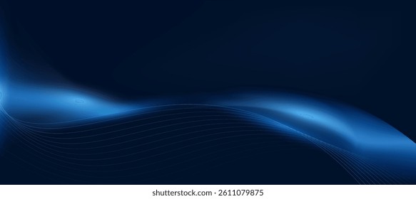 Technology digital flow background, modern tech banner, corporate business concept, hi-tech abstract background  for presentation business or tech event poster EPS 10