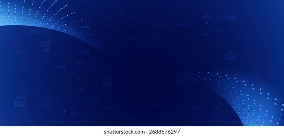 Fondo de flujo digital de Tecnología, Anuncio de tecnología moderna, concepto de negocio corporativo, fondo abstracto de alta tecnología para presentación de negocios o cartel de eventos tecnológicos EPS 10