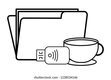 technology digital folders documents