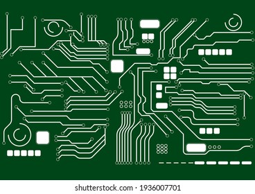 Technology digital futuristic information technology background vector illustration