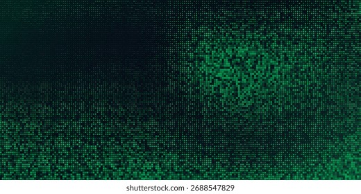 Tecnología digital futurista conexión a Internet fondo negro oscuro, comunicación de información cibernética abstracta verde, ciencia de big data de IA, innovación línea de tecnología futura. Moderno