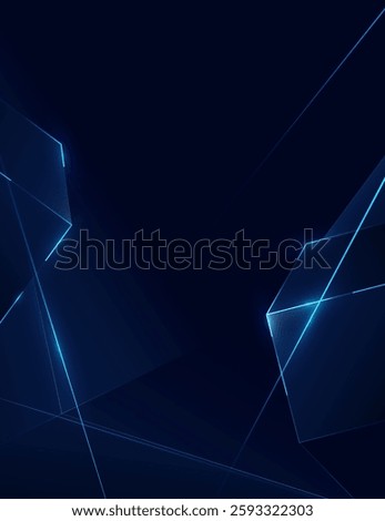 Technology digital glowing blue neon banner,light blue lines cyber poster, corporate business concept, hi-tech abstract background for presentation business or tech event poster EPS 10