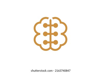 Technology Digital Monoline Logo Vector