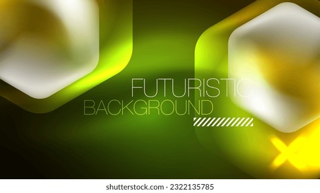 Digitale Technologie, abstrakter Hintergrund, abstrakte Hexagons, digitaler Cyberspace, moderne Hightech, Wissenschaft, Futuristische Techno-Design-Vorlage
