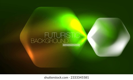 Digitale Technologie, abstrakter Hintergrund, abstrakte Hexagons, digitaler Cyberspace, moderne Hightech, Wissenschaft, Futuristische Techno-Design-Vorlage