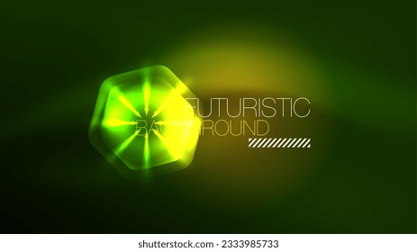Tecnología Digital Neon Resumen Fondo, Resumen Hexagons, Ciberespacio Digital, Alta Tecnología Moderna, Ciencia, Plantilla de Diseño Tecnológico Futurista