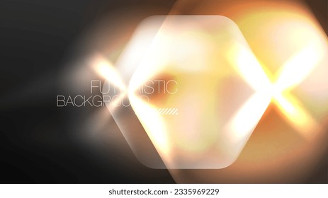 Digitale Technologie, abstrakter Hintergrund, abstrakte Hexagons, digitaler Cyberspace, moderne Hightech, Wissenschaft, Futuristische Techno-Design-Vorlage