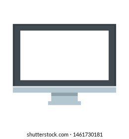 technology digital online modern hardware computer screen cartoon vector illustration graphic design