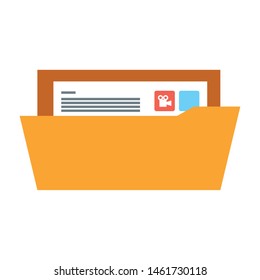 technology digital online modern web window with media player icons cartoon vector illustration graphic design