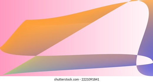 Technology Digital Pastel Psychedelic Trendy Background. Shape Layers Multicolor Neon Illustration. Modern Rainbow Futuristic Fluid Smooth Surface. Minimal Dynamic Smooth Color Pink Gradient Mesh.