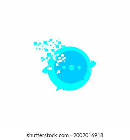 Technology digital planet .Future Consult logo designs vector.Today consult symbol.stock illustration
