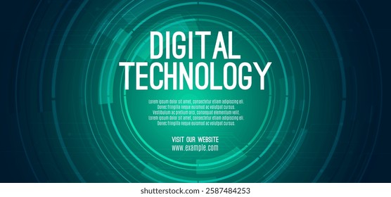 Technology digital speed connect blue green background, cyber nano information, abstract communication, innovation future tech data, internet network connection, Ai big data, line dot illustration