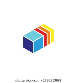 Technology, direction geometric symbol simple logo vector