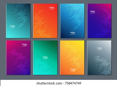 Technology dot modern abstract composition. Text frame surface. brochure cover design. Title sheet model set. Front page font. vector design.