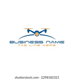 technology Drone logo icon vector template
