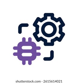 technology dual tone icon. Sleek and modern vector icon for websites, mobile apps, marketing materials, and corporate design. Fully scalable and ready to use.