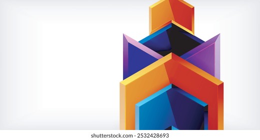 Technology dynamic arrow geometric background. Vector Illustration For Wallpaper, Banner, Background, Card, Book Illustration, landing page