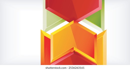 Technology dynamic arrow geometric background. Vector Illustration For Wallpaper, Banner, Background, Card, Book Illustration, landing page