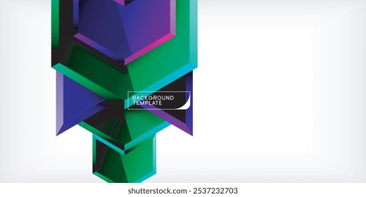 Technology dynamic arrow geometric background. Vector Illustration For Wallpaper, Banner, Background, Card, Book Illustration, landing page