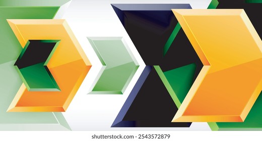 Technology dynamic arrow geometric background. Vector Illustration For Wallpaper, Banner, Background, Card, Book Illustration, landing page