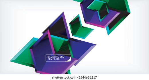 Technology dynamic arrow geometric background. Vector Illustration For Wallpaper, Banner, Background, Card, Book Illustration, landing page