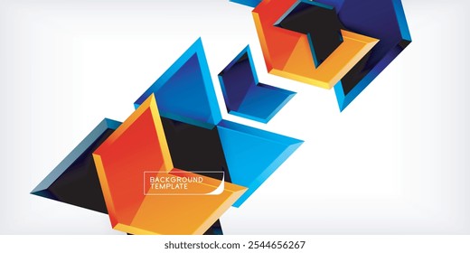 Technology dynamic arrow geometric background. Vector Illustration For Wallpaper, Banner, Background, Card, Book Illustration, landing page