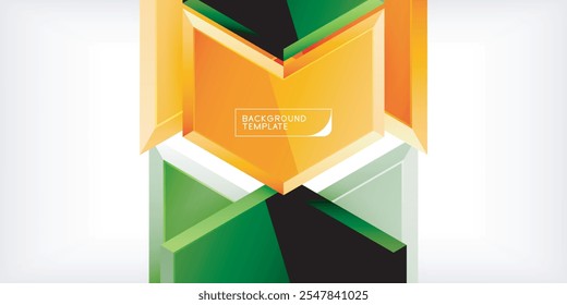 Technology dynamic arrow geometric background. Vector Illustration For Wallpaper, Banner, Background, Card, Book Illustration, landing page