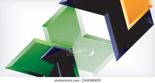 Technology dynamic arrow geometric background. Vector Illustration For Wallpaper, Banner, Background, Card, Book Illustration, landing page