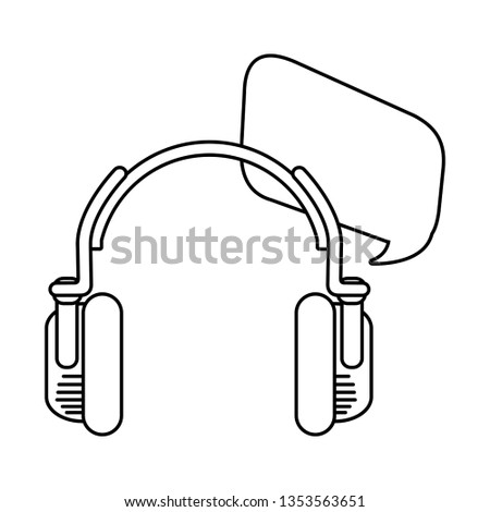 technology earpod cartoon