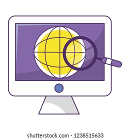 technology ecommerce cartoon