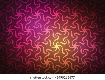 Technology electric neon red random pattern background. vector illustration.