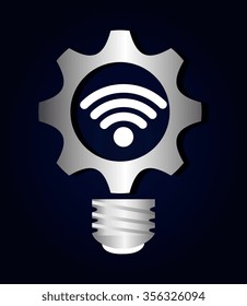 Technology and electronic devices graphic design, vector illustration