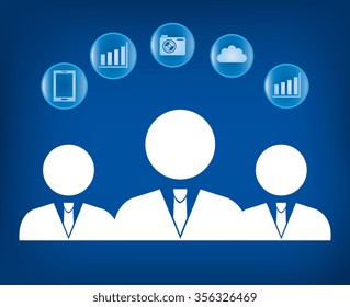 Technology and electronic devices graphic design, vector illustration