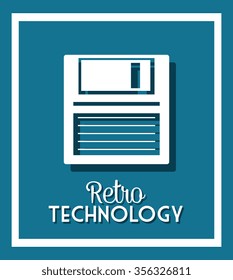Technology and electronic devices graphic design, vector illustration eps10